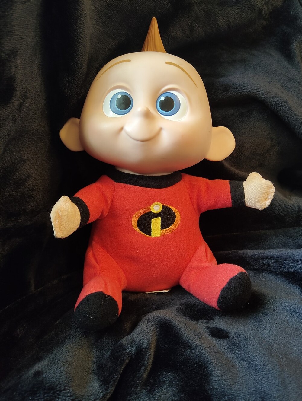 Disney Pixar The Incredibles Jack-Jack Attacks Plush Figure with sound box Toy